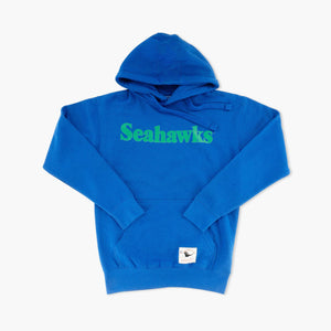 Seattle Seahawks 1980's Sideline Blue Hoodie