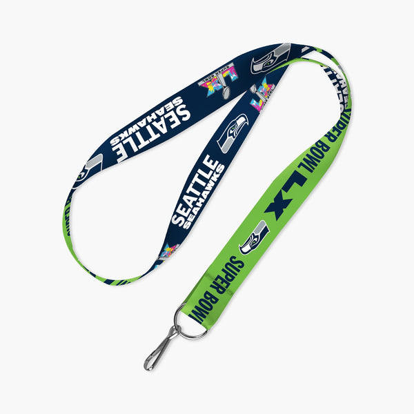 Seattle Seahawks Super Bowl LX Participation 1" Lanyard