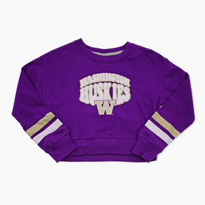 Washington Huskies Youth Girls Crewneck