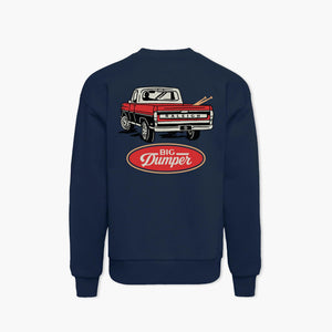 The Blue Collar Navy Crewneck, Big Dumper Collection