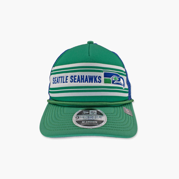 Seattle Seahawks Linear Throwback Trucker Snapback