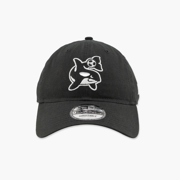 Seattle Sounders Orca Whale Black Adjustable Hat