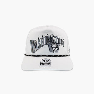 Washington Huskies Wave Speckle White Hitch Snapback