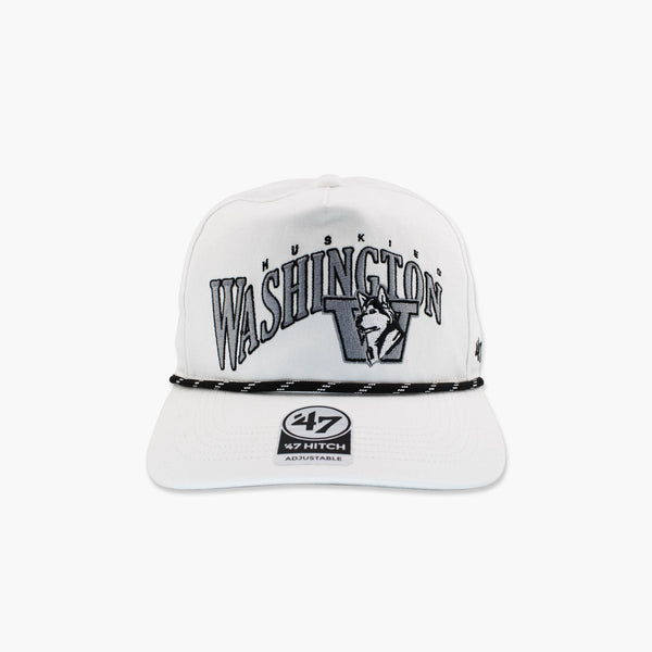 Washington Huskies Wave Speckle White Hitch Snapback