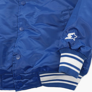 Seattle Mariners Royal Throwback Logo Starter Lightweight Satin Jacket