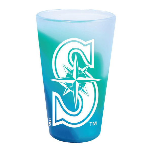 Seattle Mariners Gradiant 16oz Silicone Pint Glass