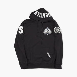 Seattle Mariners 50th Season Black Hoodie