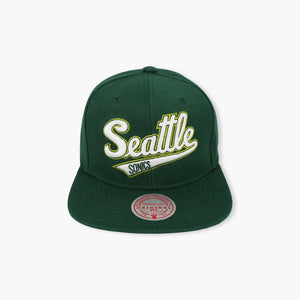 Seattle SuperSonics Retro Cursive Snapback