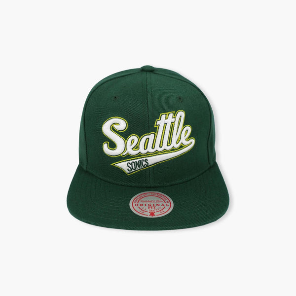 Seattle SuperSonics Retro Cursive Snapback
