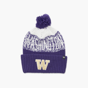Washington Huskies Chill Cuff Purple Bone Beanie