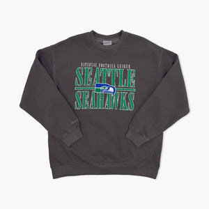 Seattle Seahawks Downtown Collection Throwback Crewneck