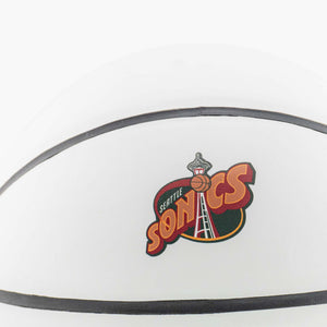 Seattle SuperSonics Space Needle Logo Autograph Mini Basketball