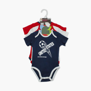 World Cup Newborn Creeper 3 Pack