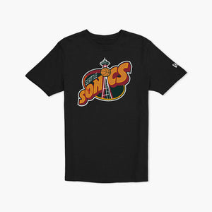 Seattle SuperSonics Black Space Needle T-Shirt