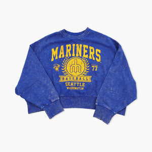 Seattle Mariners Women's Royal Blue Olympian Crewneck