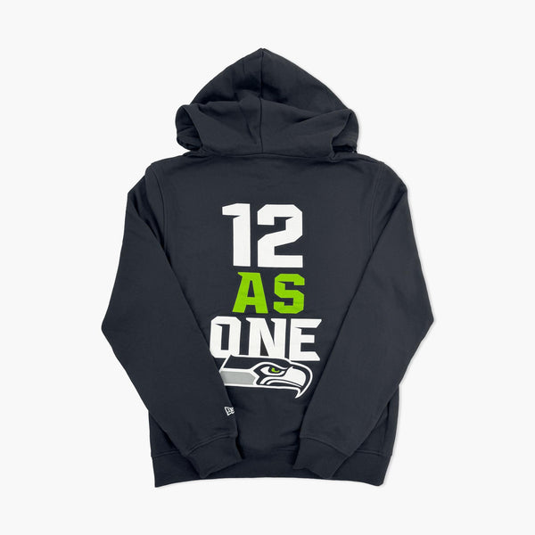Seattle Seahawks 12 as One Navy Hoodie