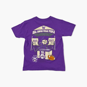 Washington Huskies Purple Tailgater Youth T-Shirt