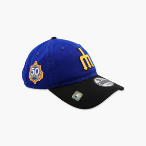 Seattle Mariners 50th Anniversary Patch City Connect Adjustable Hat