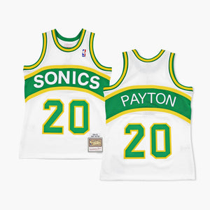Seattle SuperSonics Gary Payton 1994 White Swingman Jersey