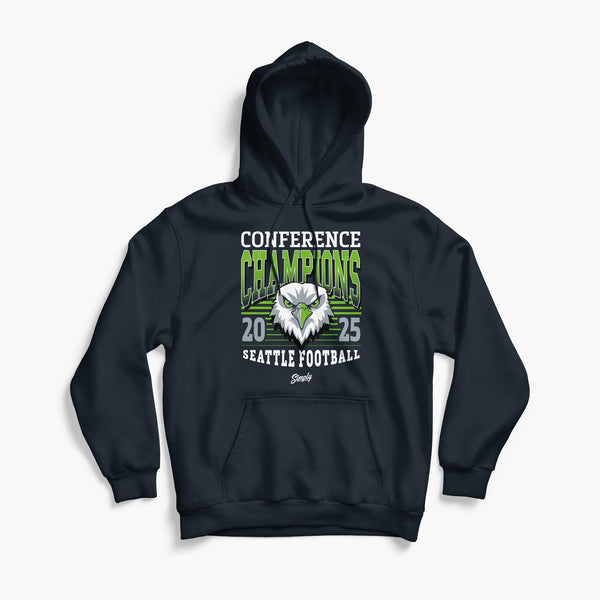 Birds of Prey 2025 Conference Champions Navy Hoodie