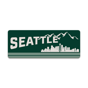 Seattle Green Stripe Magnet