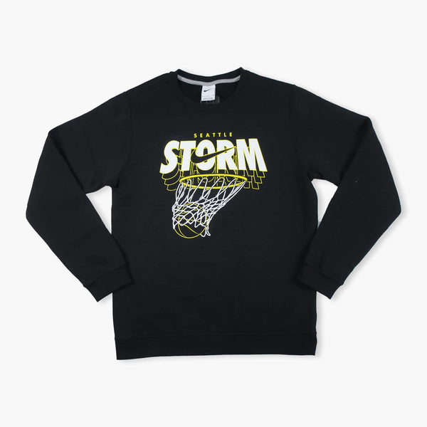 Seattle Storm Black Club Baller Crewneck