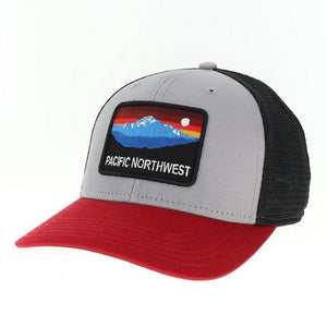 Horizon Grey/Burgundy Pacific Northwest Trucker Hat