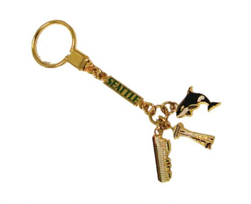 Seattle Charms Keychain