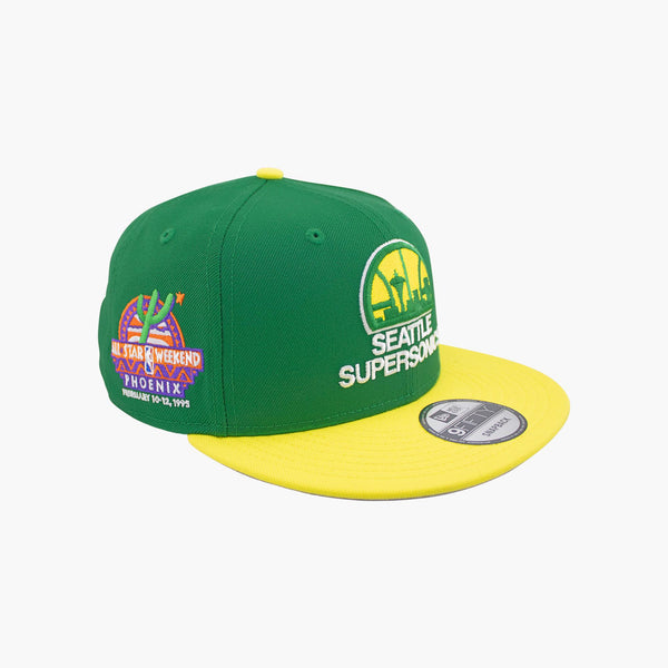Seattle SuperSonics New Era 1995 All-Star Game Green Snapback