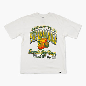 Seattle SuperSonics Sandstone Arch Bounce Heavyweight T-Shirt
