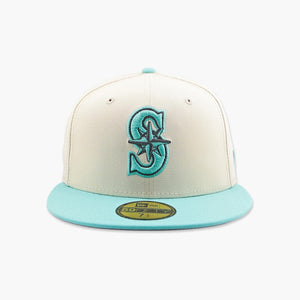 Seattle Mariners Cream/Mint Fitted Hat