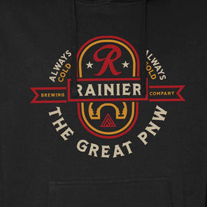 Rainier Beer Tab Fleece Hoodie