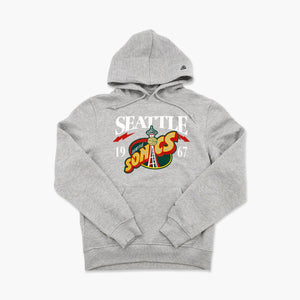 Seattle SuperSonics Grey Space Needle 1967 Hoodie