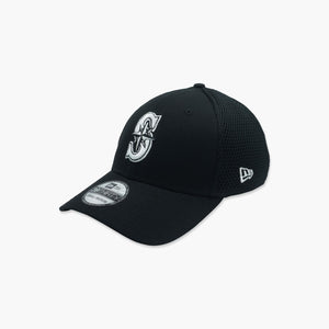 Seattle Mariners Neo Black & White FlexFit Hat