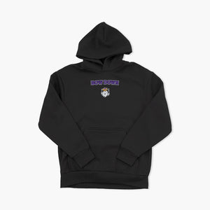 Washington Huskies Black Bow Down Statement Heavyweight Hoodie