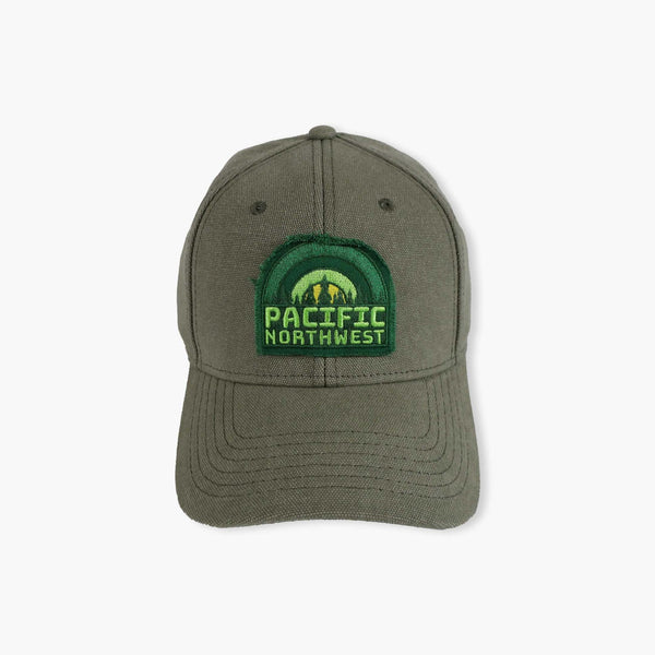 PNW Green Trees Putty Adjustable Hat
