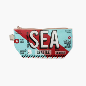 Chalo Seattle Luggage Tag Red/Blue Pouch