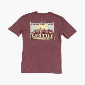 Seattle Anecdotal Maroon T-Shirt