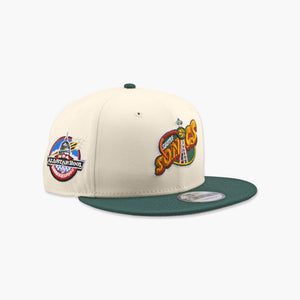 Seattle SuperSonics New Era 2001 All-Star Game Chrome/Green Snapback