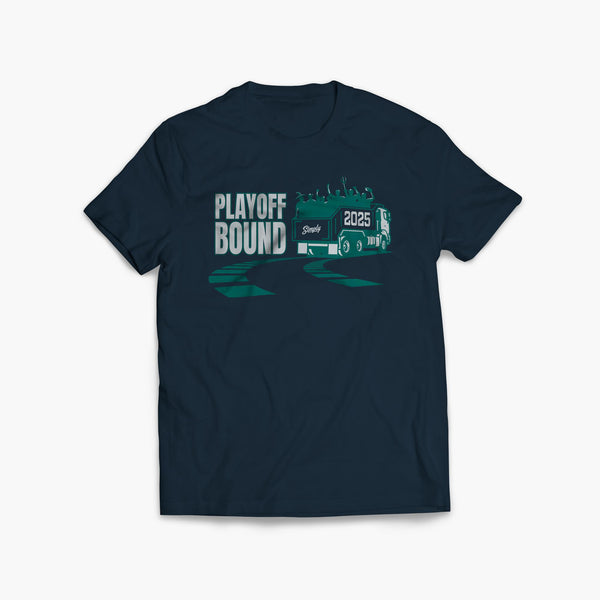 Playoff Bound Baseball Navy T-Shirt