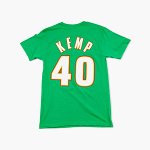 Seattle SuperSonics Shawn Kemp Kelly Green Jersey T-Shirt