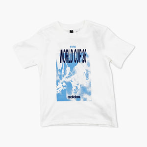 2026 Adidas FIFA World Cup White Tour Youth T-Shirt