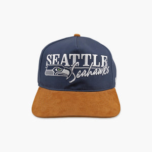 Seattle Seahawks Navy Scribe Line Hitch Snapback