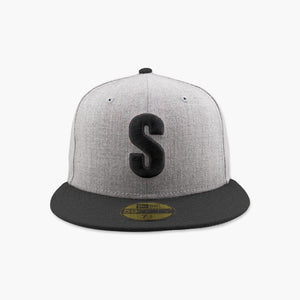 Seattle Mariners Steelheads Heather Gray Classic Fitted Hat