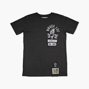Washington Huskies Bruce Lee Gung Fu Origins Black T-Shirt