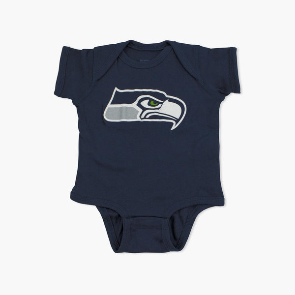 Seattle Seahawks Navy Onesie
