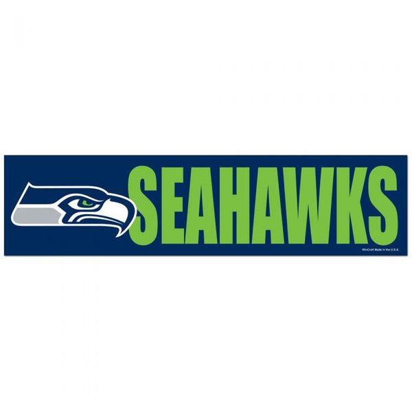 Seattle Seahawks 3" x 12" Bumper Strip