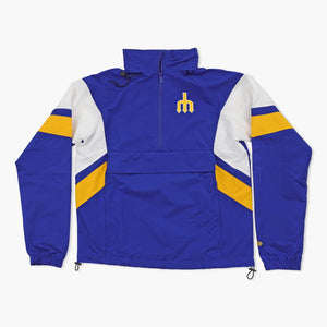 Seattle Mariners Royal & Gold Stowaway Hood Jacket