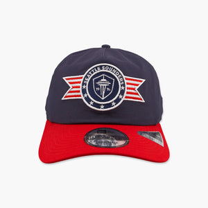 Seattle Sounders Stars & Stripes Crest Adjustable Hat