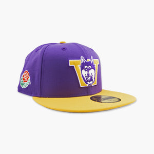 Washington Huskies Purple & Gold Classic Throwback Rose Bowl Fitted Hat